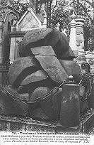 La tombe au Père Lachaise vers 1910