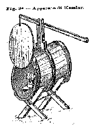 La machine de Kessler in B. Zanortti, "Télégrafia ottica", 19 e siècle.