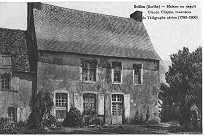 Maison natale des frères Chappe : carte postale vers 1910