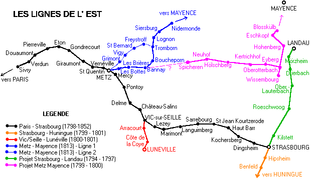 Cliquez sur la portion de ligne qui vous intéresse 